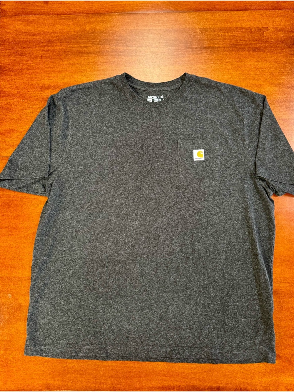 Carhartt Men's Short Sleeve Pocket Tee - Dark Charcoal
